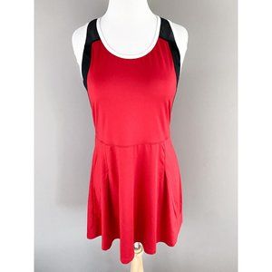 Tail Activewear Red Black Racerback Athletic Tennis Golf Dress Small